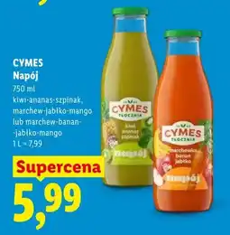 Lidl Napój marchew-banan-jabłko-mango Cymes oferta