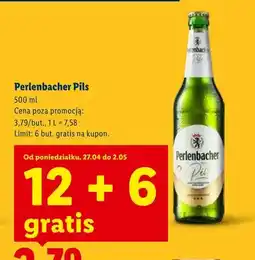 Lidl Piwo Perlenbacher Pils oferta