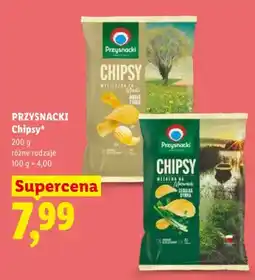 Lidl Chipsy Przysnacki masło z solą oferta