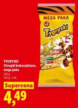 Lidl Chrupki kukurydziane mega paka Tygryski oferta