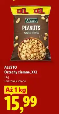 Lidl Orzechy ziemne smażone i solone Alesto XXL oferta