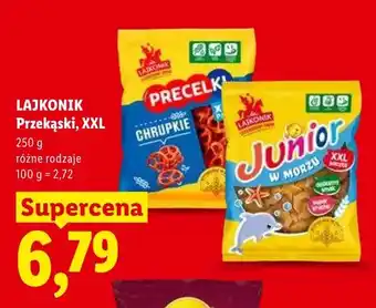 Lidl Przekąski XXL Lajkonik oferta