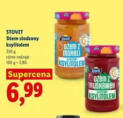 Lidl Dżem słodzony ksylitolem Stovit z truskawek oferta