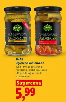 Lidl Ogóreczki konserwowe Smak z chili oferta