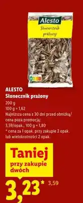 Lidl Słonecznik prażony Alesto oferta