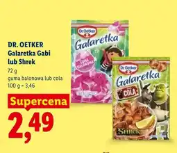 Lidl Galaretka Dr. Oetker Shrek cola oferta