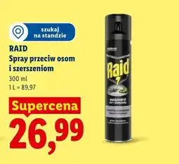 Lidl Spray przeciw osom i szerszeniom Raid oferta