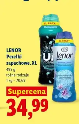 Lidl Perełki zapachowe Lenor XL oferta