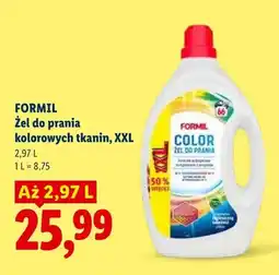 Lidl Żel do prania kolorowych tkanin Formil Color XXL oferta