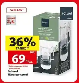 Auchan Dzbanek filtrujący Actuel szklany oferta