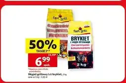 Auchan Brykiet z węgla drzewnego Fast Grill oferta