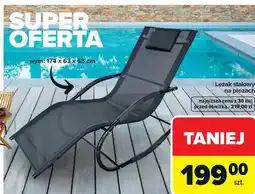Carrefour Leżak stalowy na płozach oferta