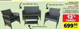 Carrefour Zestaw mebli wypoczynkowych POLA oferta