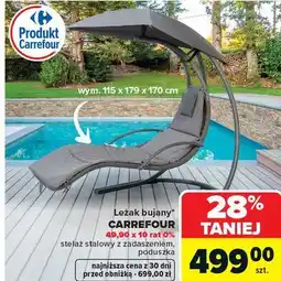 Carrefour Leżak bujany* CARREFOUR oferta