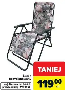 Carrefour Leżak pozycjonowany oferta