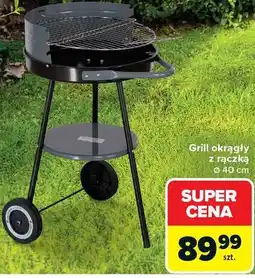 Carrefour Grill okrągły z rączką oferta