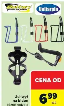 Carrefour Uchwyt na bidon różne rodzaje oferta