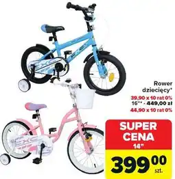 Carrefour Rower dziecięcy 14 oferta