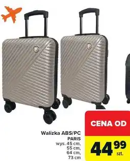 Carrefour Walizka ABS/PC PARIS wys. 45 cm, 55 cm, 64 cm, 73 cm oferta