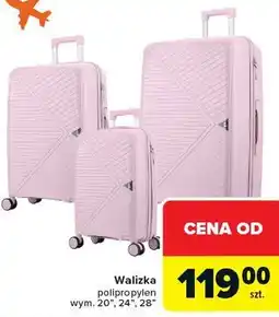 Carrefour Walizka polipropylen wym. 20, 24, 28 oferta