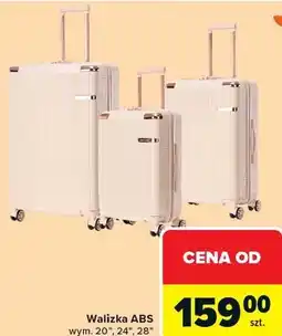 Carrefour Walizka ABS wym. 20, 24, 28 oferta
