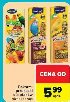 Carrefour Pokarm, przekąski dla ptaków oferta