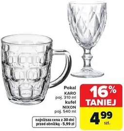 Carrefour Pokal KARO, kufel NIXON oferta