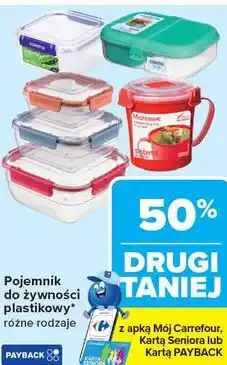 Carrefour Pojemnik do żywności plastikowy oferta