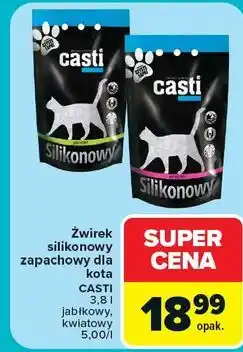 Carrefour Żwirek silikonowy zapachowy dla kota CASTI oferta