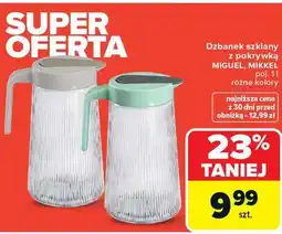 Carrefour Dzbanek szklany z pokrywką MIGUEL, MIKKEL oferta