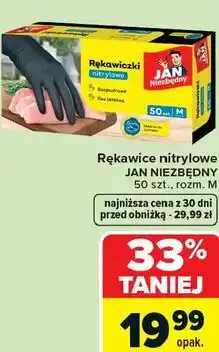 Carrefour Rękawice nitrylowe JAN NIEZBĘDNY oferta