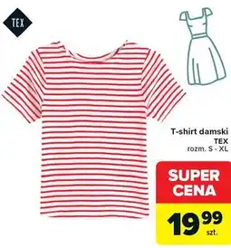 Carrefour T-shirt damski TEX oferta