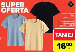 Carrefour T-shirt męski TEX oferta