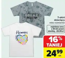 Carrefour T-shirt dziecięcy oferta