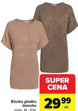 Carrefour Bluzka gładka damska oferta