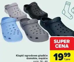 Carrefour Klapki ogrodowe gładkie damskie, męskie oferta