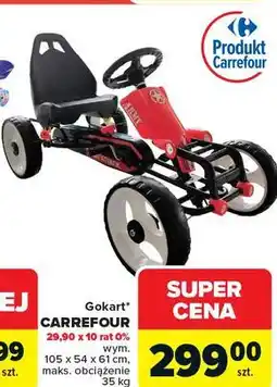 Carrefour Gokart* CARREFOUR 105 x 54 x 61 cm, maks. obciążenie oferta