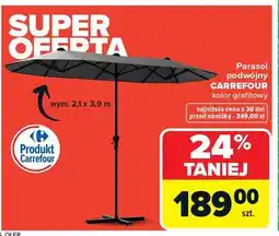 Carrefour Parasol podwójny Carrefour oferta