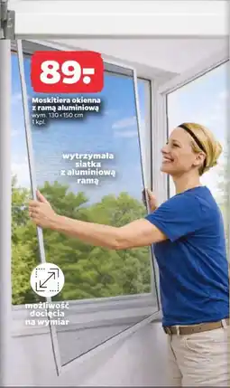 Netto Moskitiera okienna z ramą aluminiową oferta