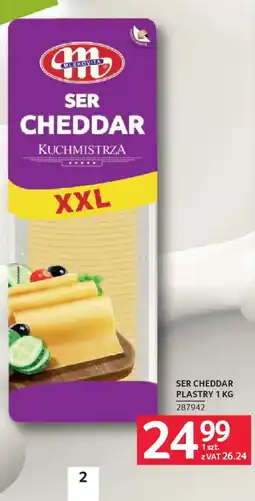 Selgros Ser cheddar plastry oferta