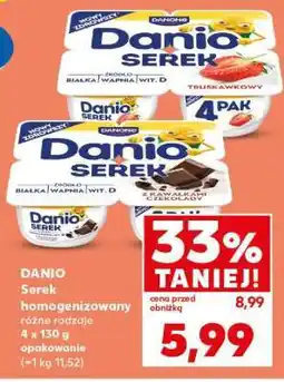 Kaufland DANIO Serek homogenizowany oferta