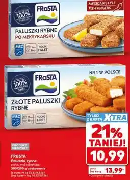 Kaufland FROSTA Paluszki rybne złote, meksykańskie oferta