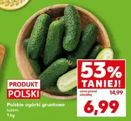 Kaufland Polskie ogórki gruntowe, luzem 1 kg oferta