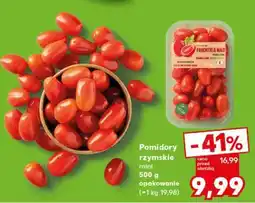 Kaufland Pomidory rzymskie mini 500 g opakowanie oferta