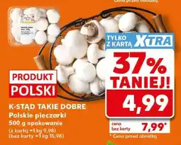 Kaufland K-STĄD TAKIE DOBRE Polskie pieczarki oferta