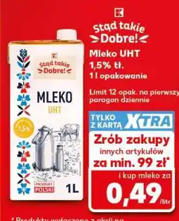 Kaufland Mleko UHT oferta