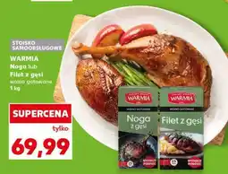 Kaufland WARMIA Noga lub Filet z gęsi wolno gotowane 1 kg oferta