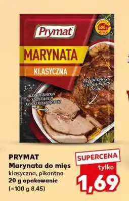 Kaufland PRYMAT Marynata do mięs klasyczna, pikantna 20 g opakowanie oferta