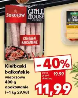 Kaufland Kiełbaski bałkańskie oferta
