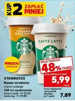Kaufland STARBUCKS Kawa mrożona różne rodzaje 220 ml opakowanie oferta